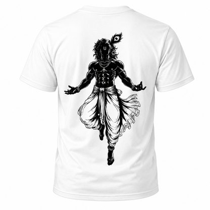 Krishna back design