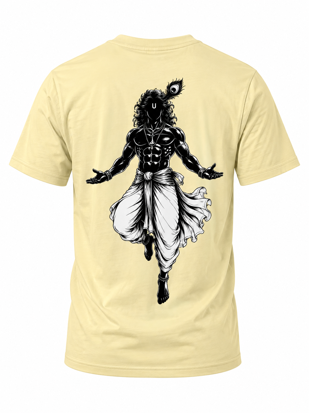 Krishna back design