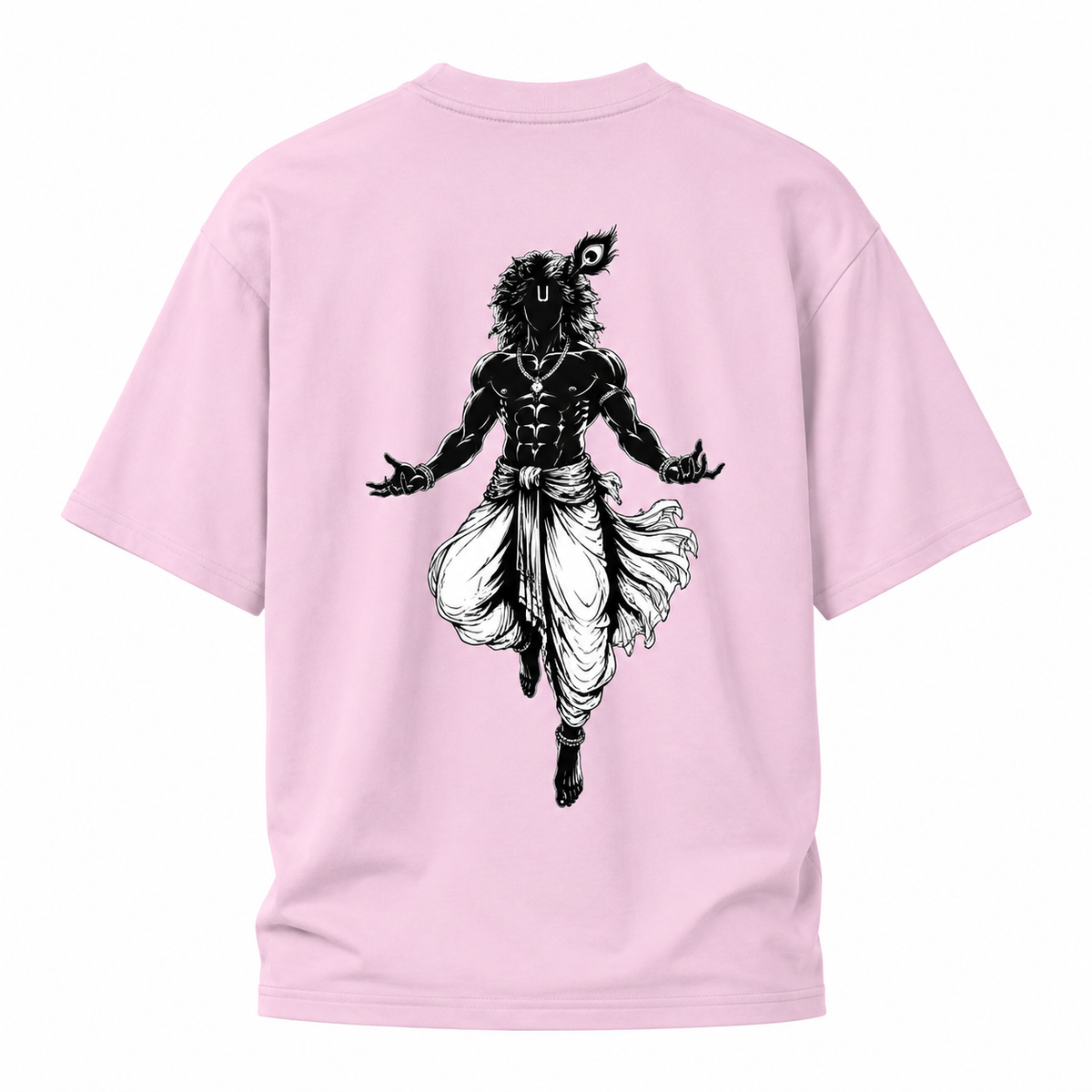 Krishna back design