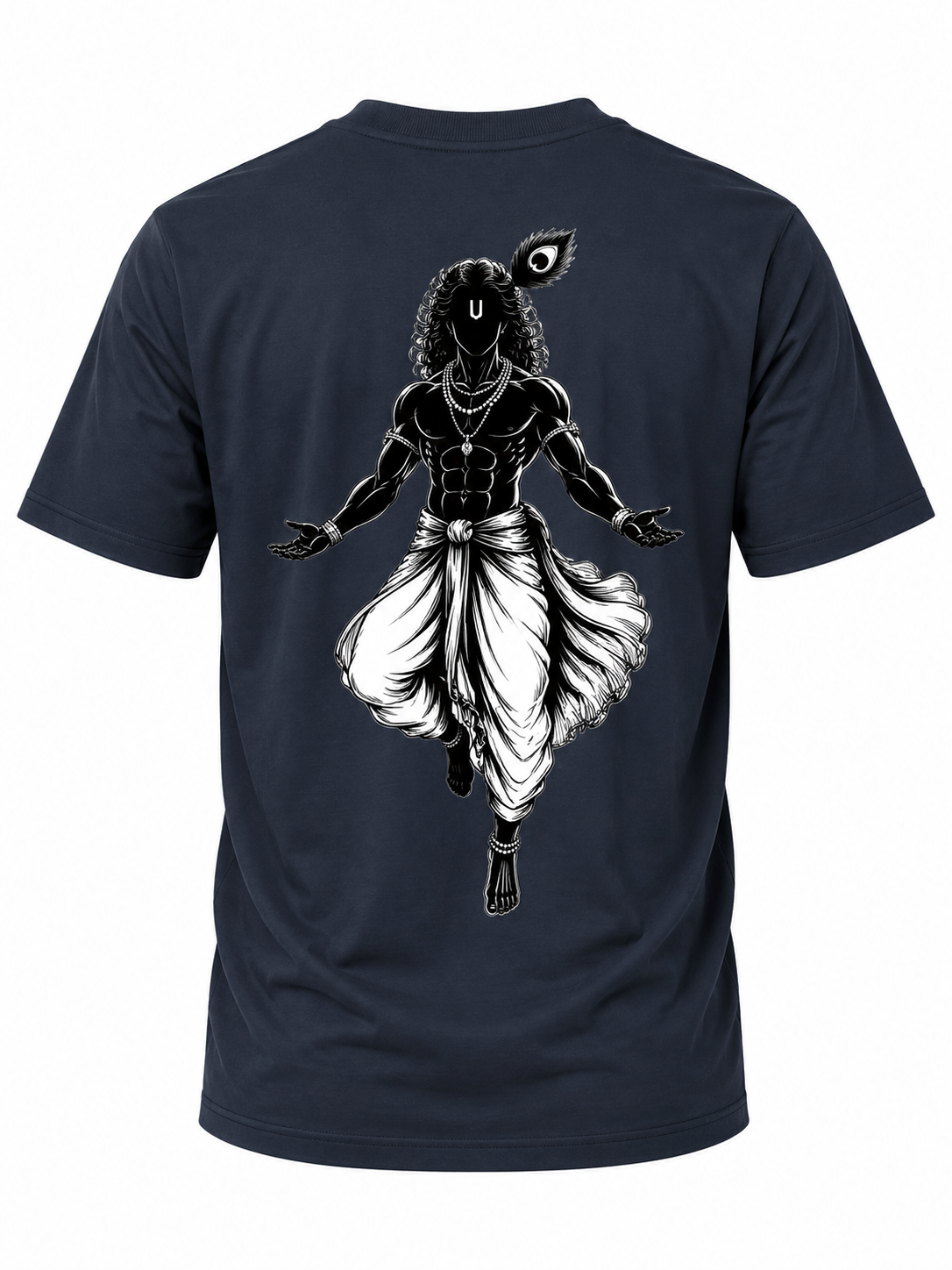 Krishna back design