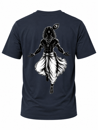 Krishna back design